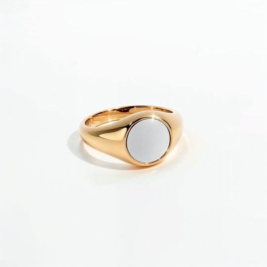 "FARO" ROUND SHELL RING