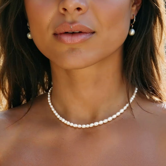 "MYKONOS" FRESHWATER PEARL CHOKER