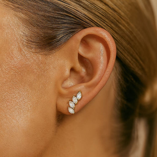"BAHAMAS" FLATBACK STUD EARRINGS