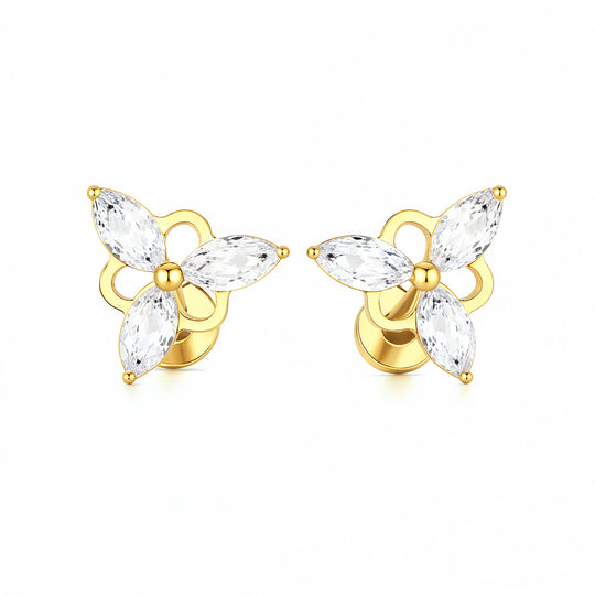 "BALI" FLATBACK STUD EARRINGS