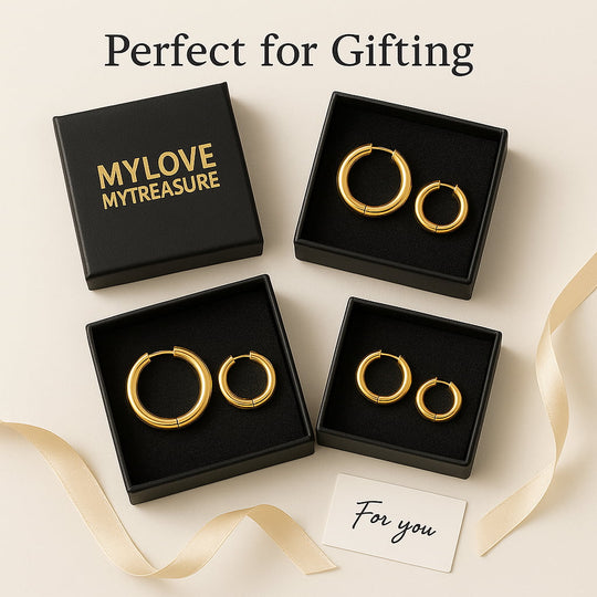 "Bali" Classic Trio Hoops Set | 3-piece Bundle