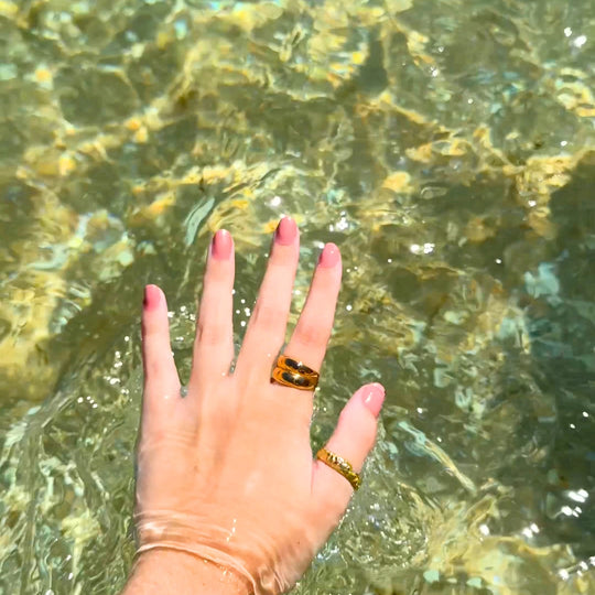 "ALGARVE" SHELL RING