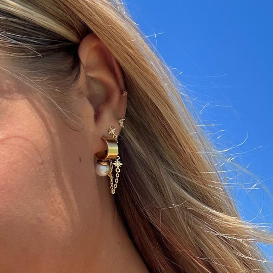 "AMALFI" PEARL EARRINGS