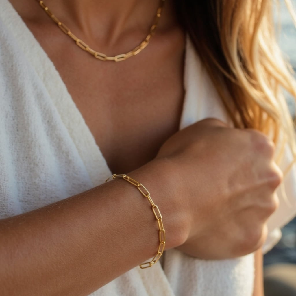 "ST. BARTS" LINK BRACELET