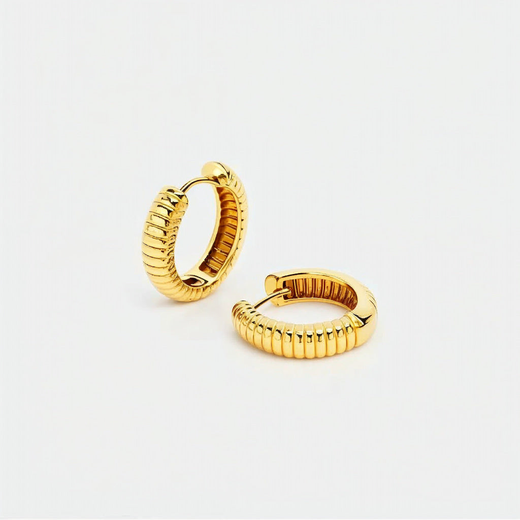 "RIVIERA" RIBBED HOOPS