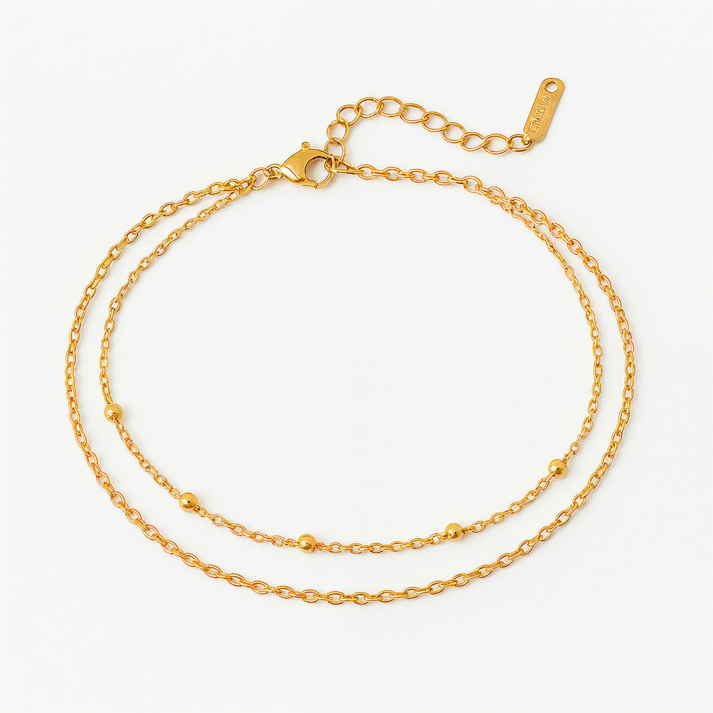 "COSTA RICA" DOUBLE ANKLET