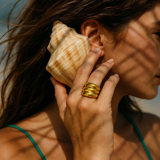 "COZUMEL" SHELL RING
