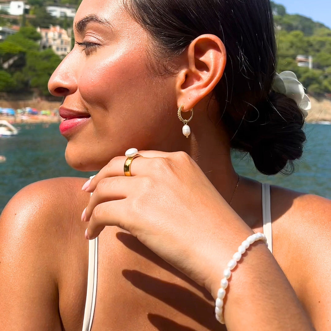 "PALMA DE MALLORCA" PEARL EARRINGS