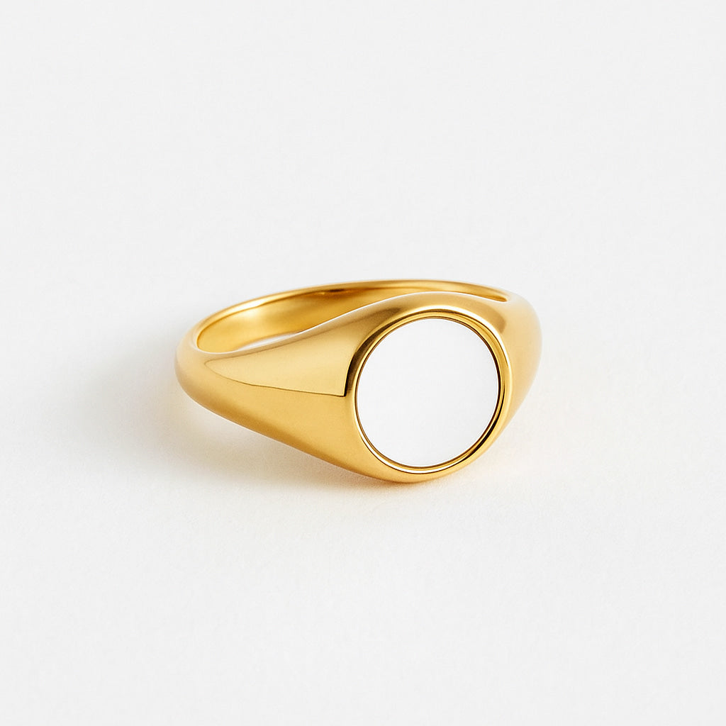 "FARO" ROUND SHELL RING