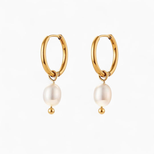 "FLORIDA KEYS" PEARL HOOPS