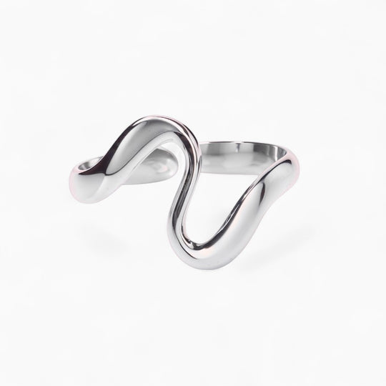 "TASMANIA" WAVE RING