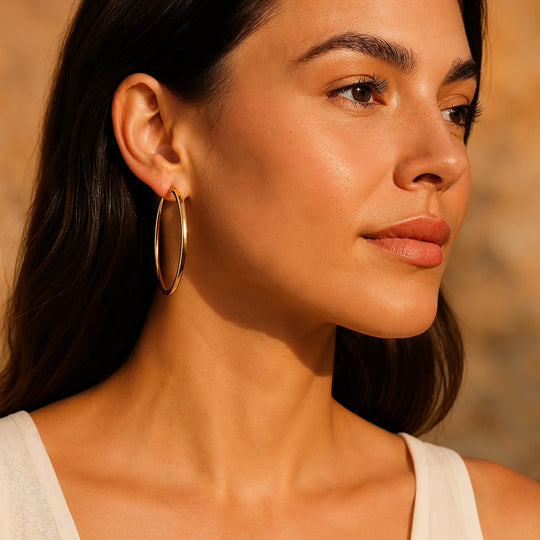 "IBIZA" BIG SUNSET HOOPS