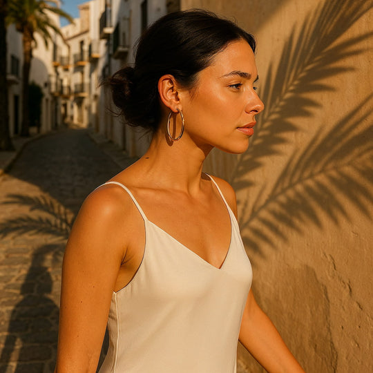 "IBIZA" BIG SUNSET HOOPS