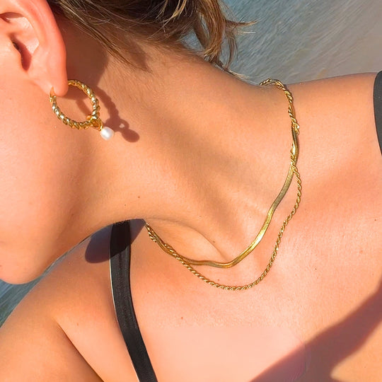 "ALGARVE" LAYERED NECKLACE