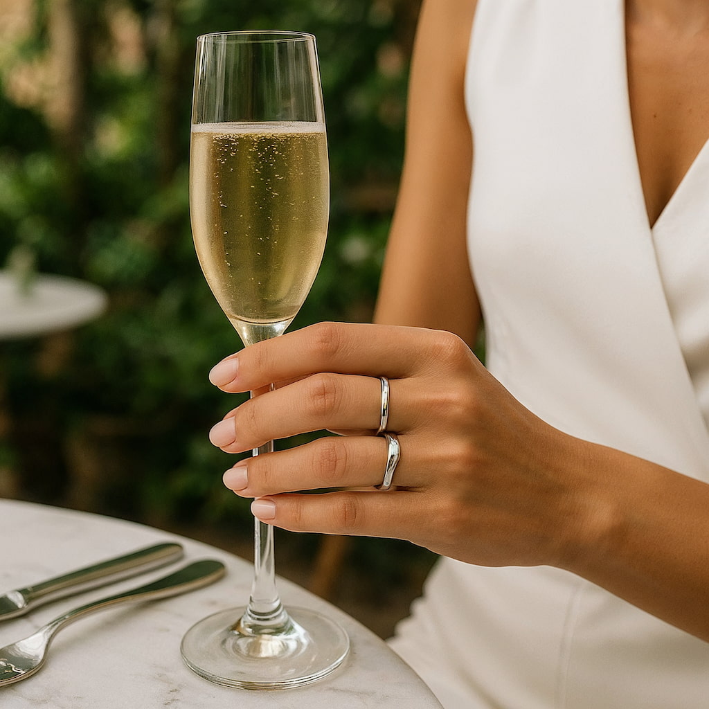 "ALGARVE" WAVY STACKABLE RINGS