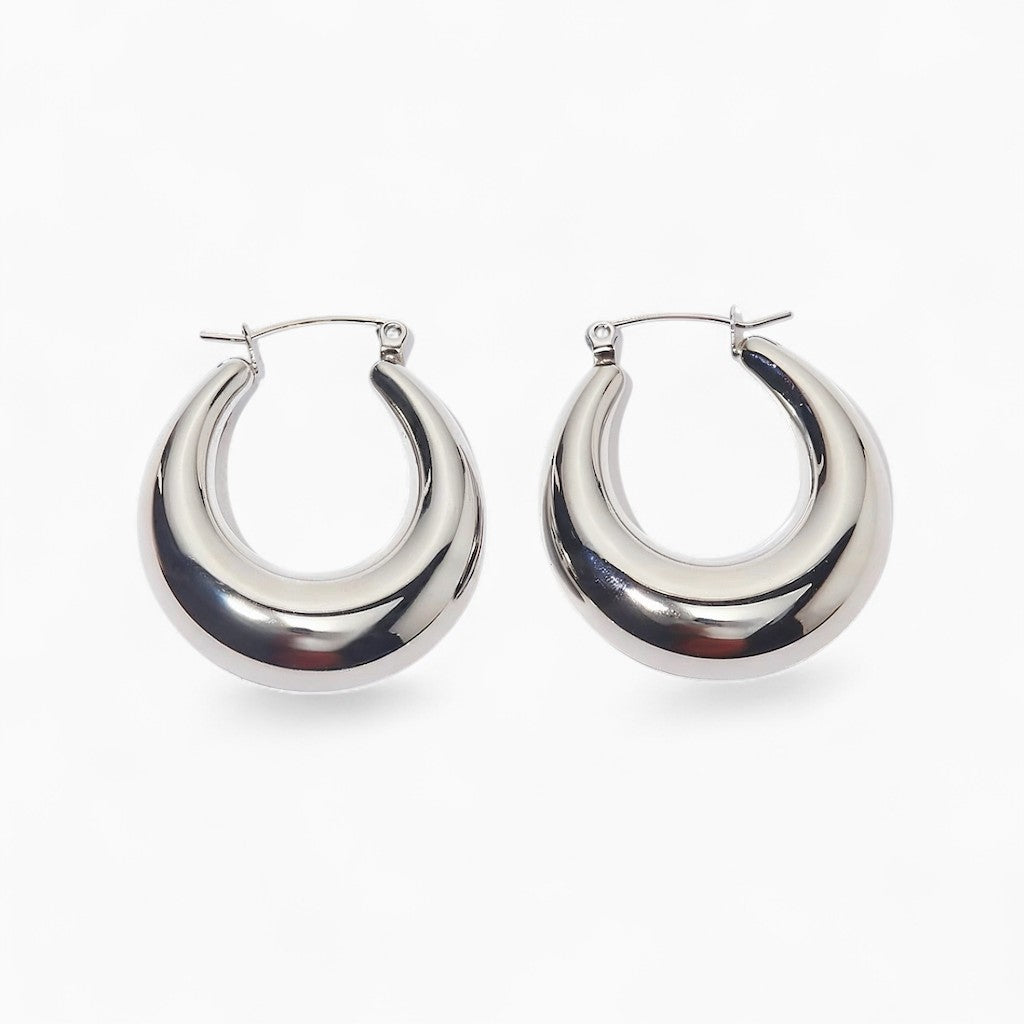 "MADRID" CHUNKY DROP HOOPS