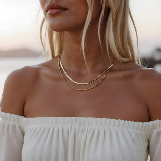 "SANTORINI" LAYERED NECKLACE