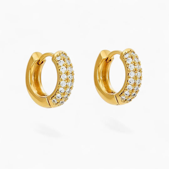 "MAUI" CRYSTAL HOOPS