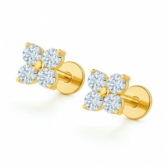 "MAUI" FLATBACK STUD EARRINGS
