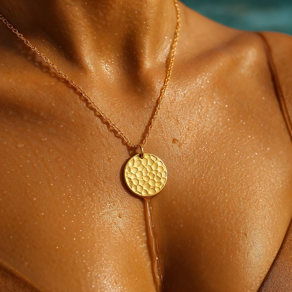 "MAUI" SUN DISC NECKLACE