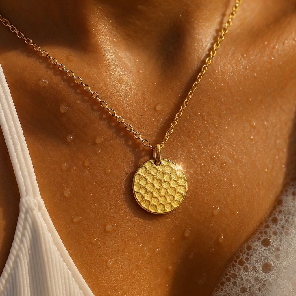 "MAUI" SUN DISC NECKLACE