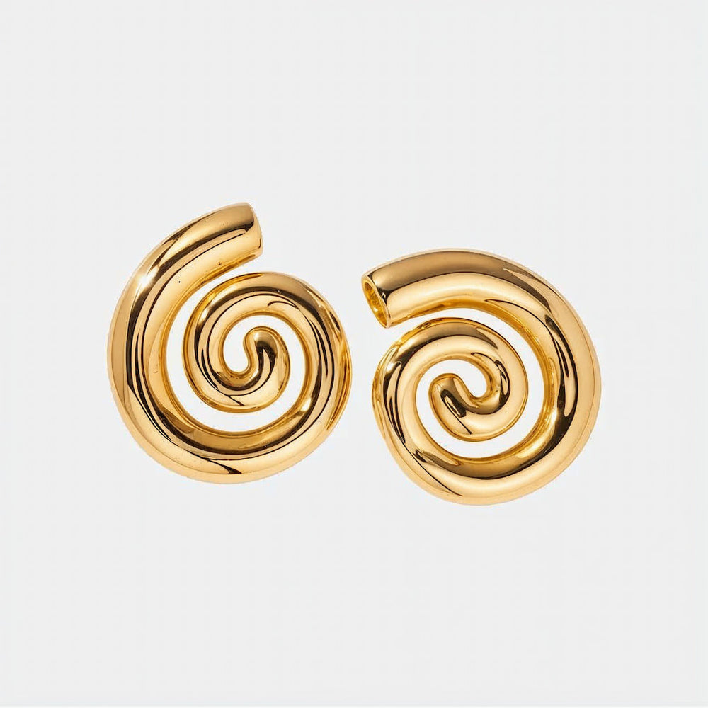 "MAURITIUS" SWIRL EARRINGS