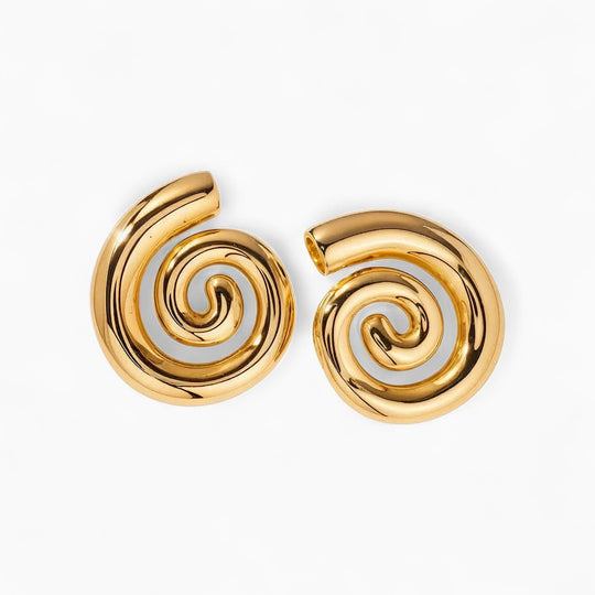 "MAURITIUS" SWIRL EARRINGS
