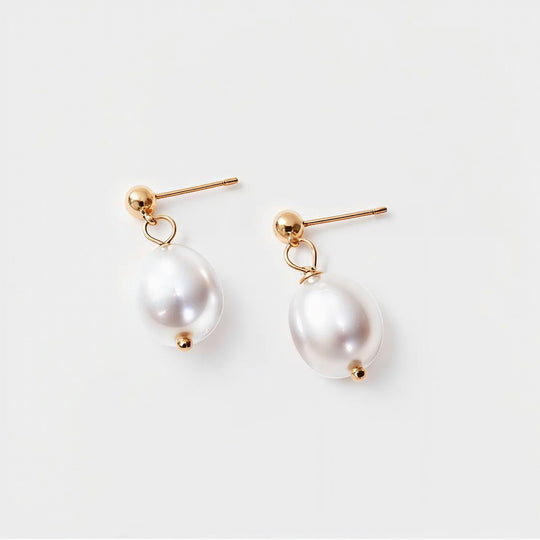 "MIAMI" CHUNKY PEARL EARRINGS