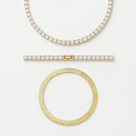 "Miami" Diamond Tennis Bundle | 3-piece Bundle