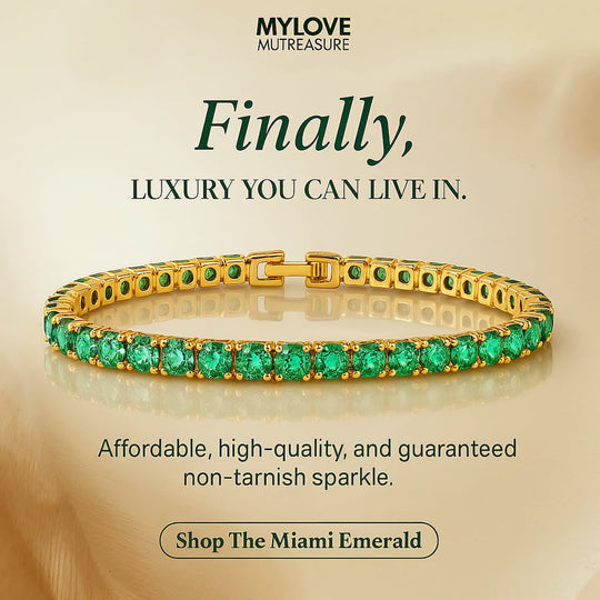"MIAMI" EMERALD TENNIS BRACELET