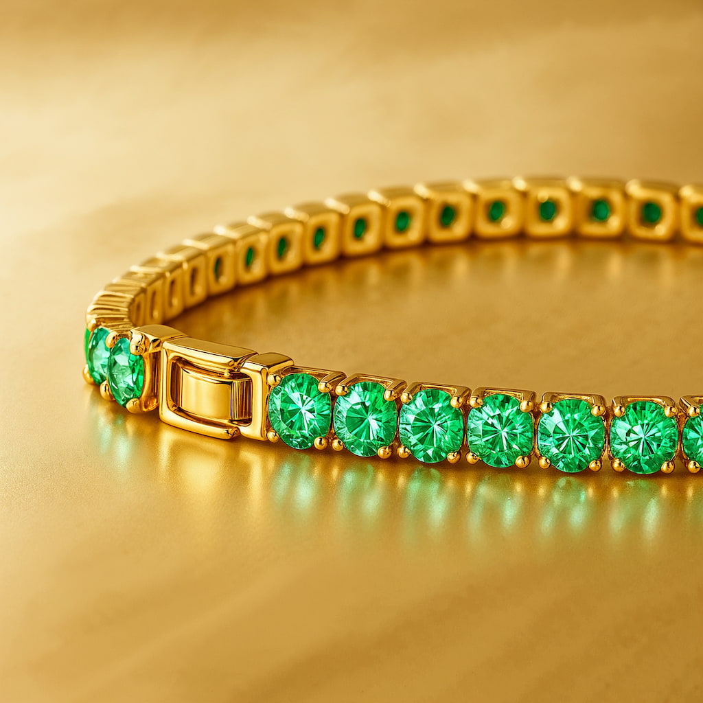 "MIAMI" EMERALD TENNIS BRACELET