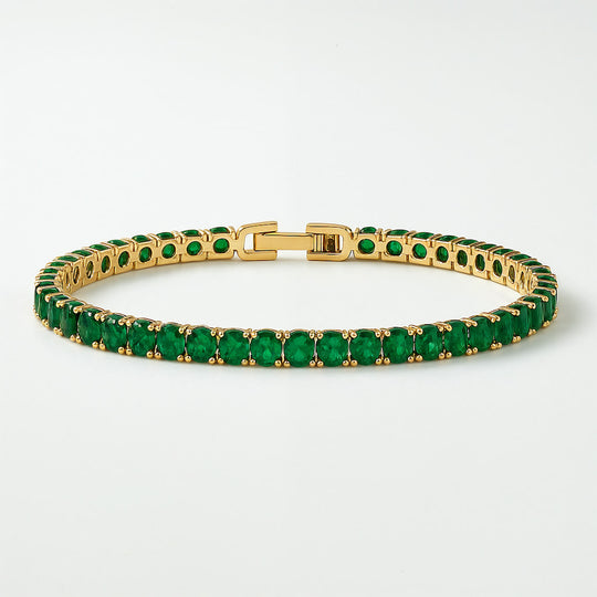 "MIAMI" EMERALD TENNIS BRACELET