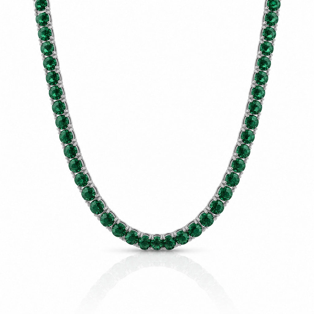 "MIAMI" EMERALD TENNIS CHOKER 2.0