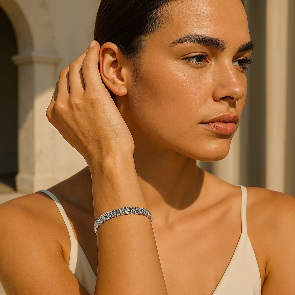 "MILAN" MESH LINK BRACELET