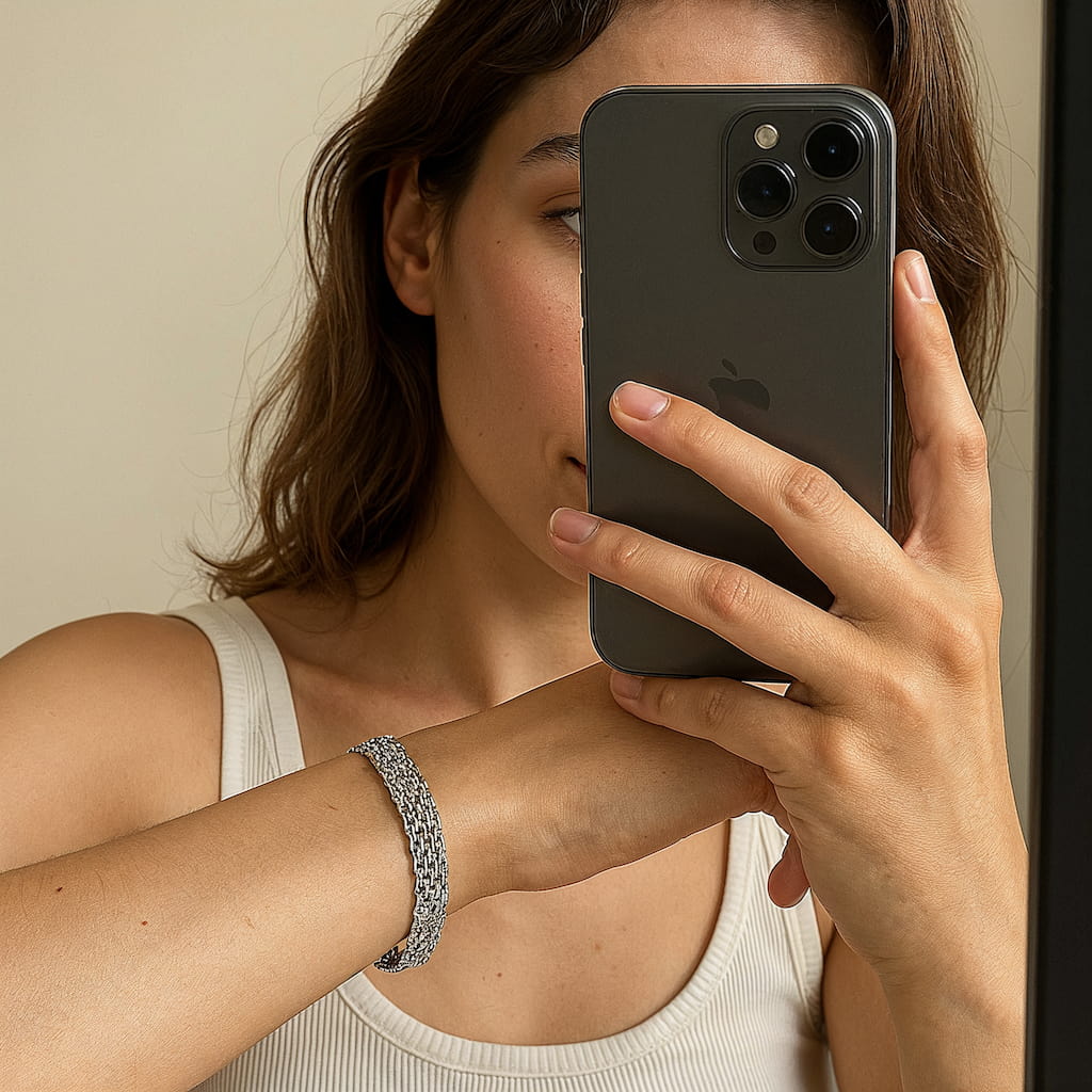 "MILAN" MESH LINK BRACELET