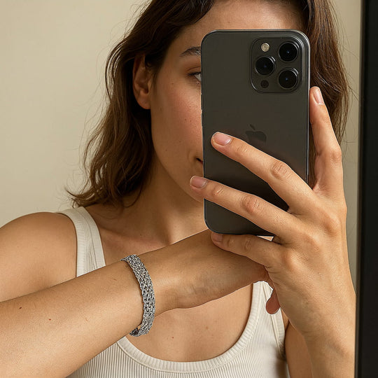 "MILAN" MESH LINK BRACELET