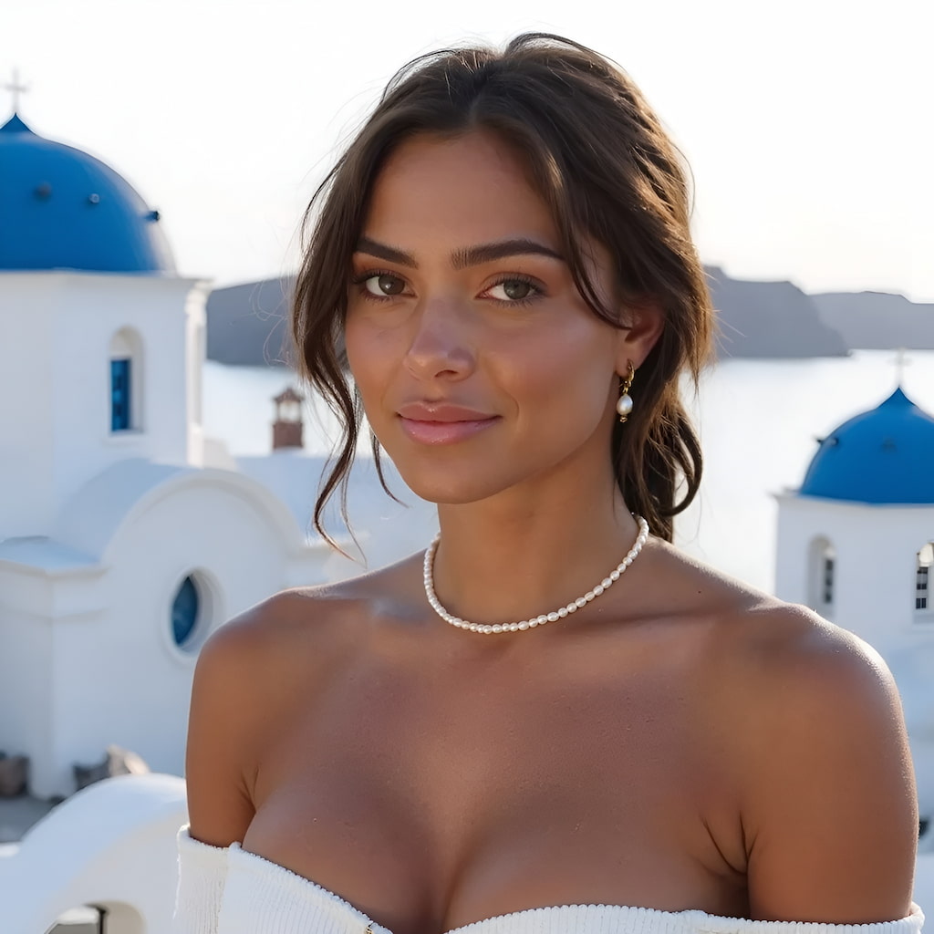 "MYKONOS" FRESHWATER PEARL CHOKER