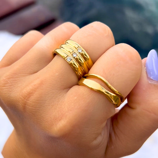 "COSTA DEL SOL" STACK RING