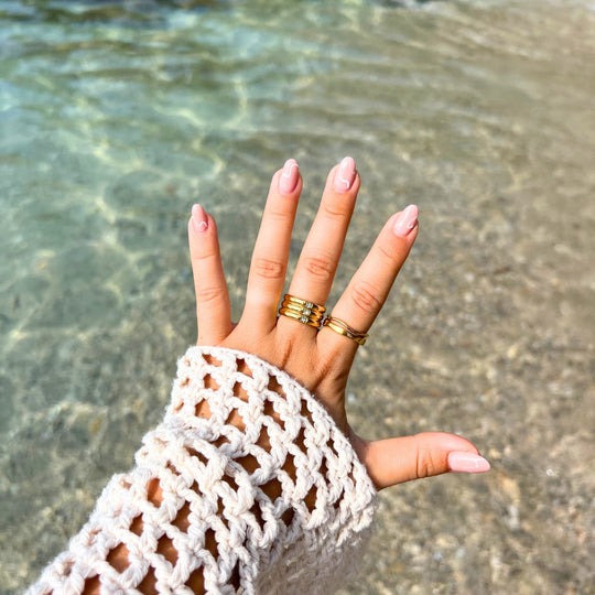 "COSTA DEL SOL" STACK RING