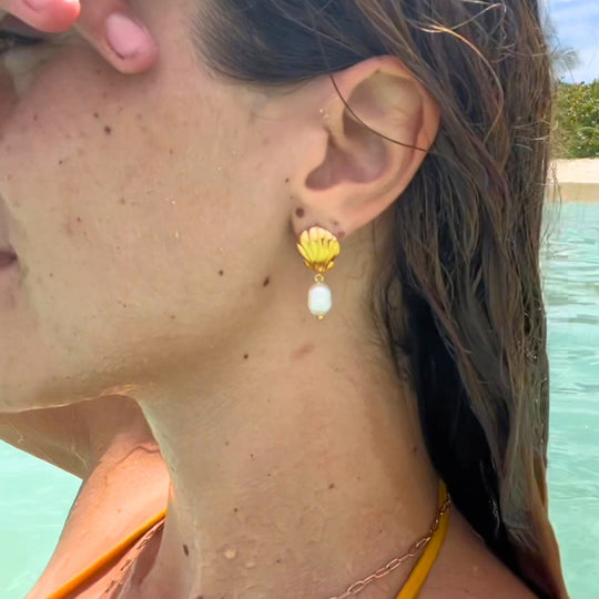 "SAN JUAN" SHELL EARRINGS