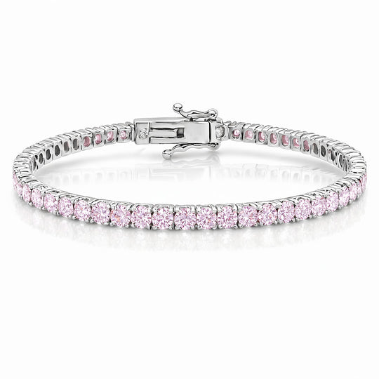 "Miami" Pink Sapphire Tennis Bracelet 2.0