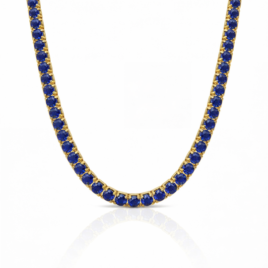 "MIAMI" SAPPHIRE TENNIS CHOKER 2.0