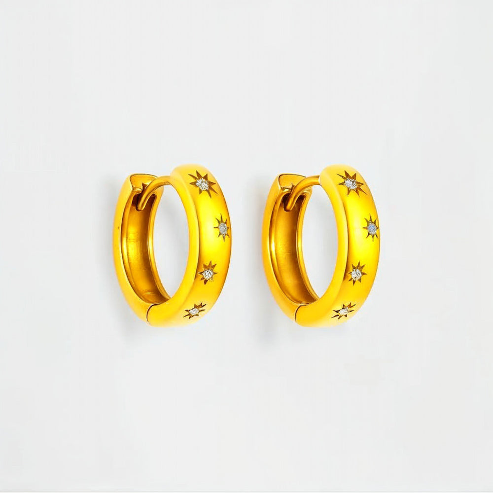 "BALI" STAR HOOPS