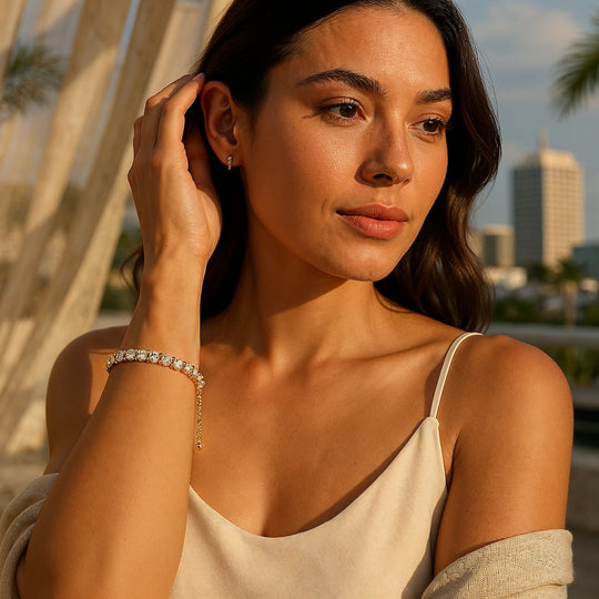 "ORLANDO" OVAL TENNIS BRACELET