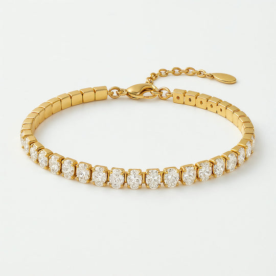 "ORLANDO" OVAL TENNIS BRACELET