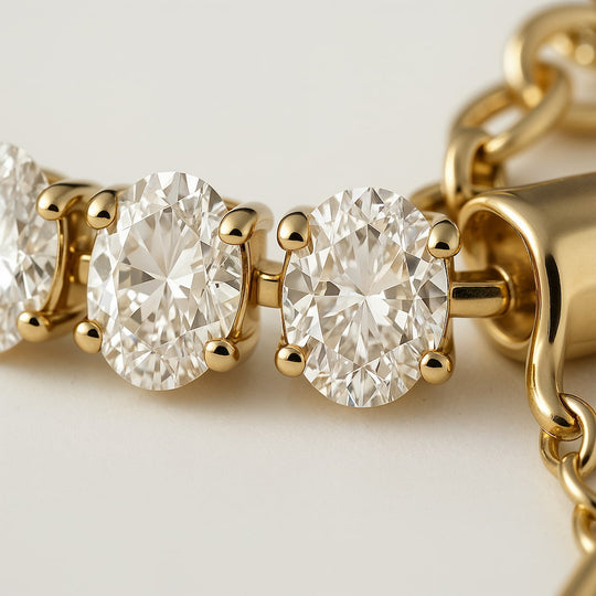 "ORLANDO" OVAL TENNIS BRACELET