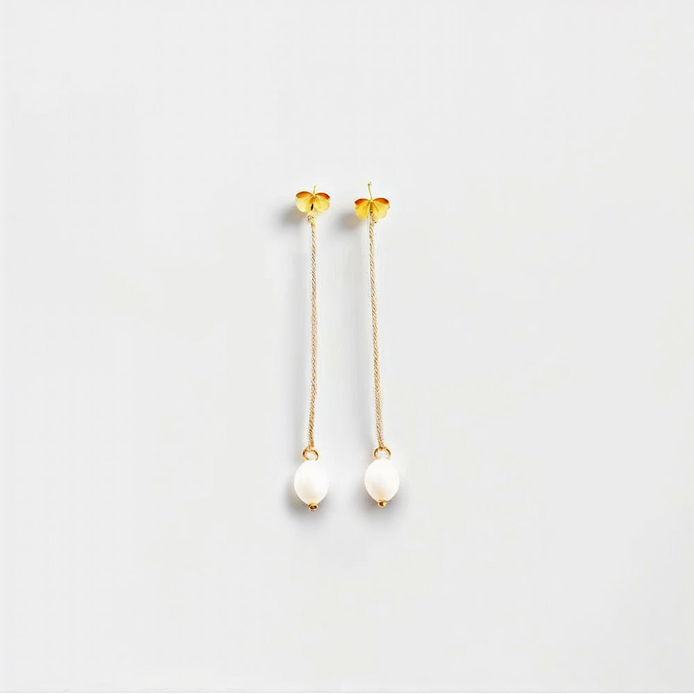 "ST. LUCIA" PEARL EARRINGS