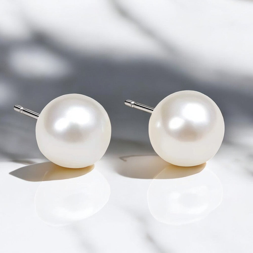 "POSITANO" PEARL STUDS