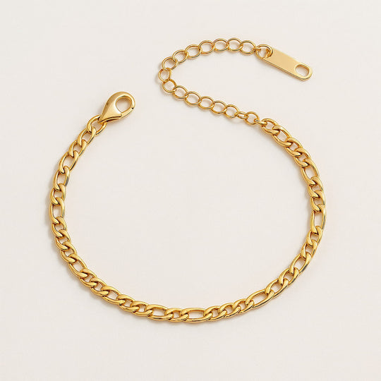 "SANTORINI" FIGARO CHAIN BRACELET