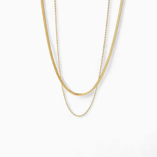 "SANTORINI" LAYERED NECKLACE